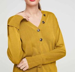 Пуловер, горчичный - Heine фото 5