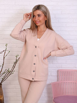 *Костюм женский Ф-5-013а (кремовый)