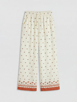 K?z ?ocuk Desenli Pantolon
