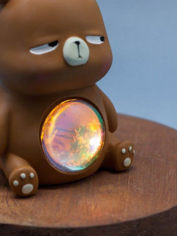 Ночник "Bear", brown mix (9,5 см), пластик