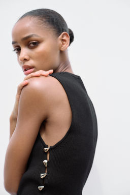 RIB KNIT TOP - Zara фото 3