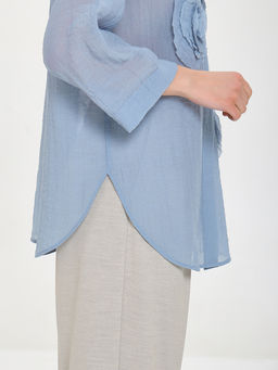 Блузка с поясом