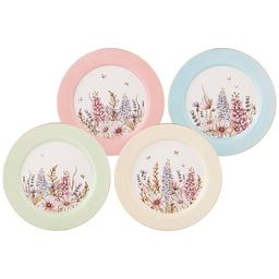 НАБОР ТАРЕЛОК ЗАКУСОЧНЫХ LEFARD ДВОРЦОВЫЙ ПАРК 4 ШТ. 20,5 СМ МИКС