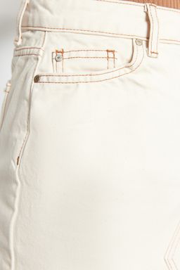 TRENDYOLMILLA Ekru Basic Duz Yuksek Bel Denim Etek TWOSS20ET0181  фото 5