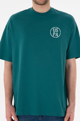 Erkek Oversize Fit Bisiklet Yaka Koyu Ye_il Ti__rt Sepette S_rpriz _ndirim - U.s. polo assn фото 7