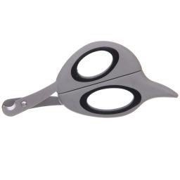 Цена за 2 шт. Когтерез с упором для пальца для животных "ПРЕМИУМ - МОЙ БРО", прорезиненная ручка, цвет серый/черный, 7.1*15.3см