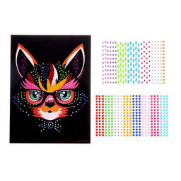 Мозаика стразами Кот в очках. Набор для творчества - Школа талантов фото 3