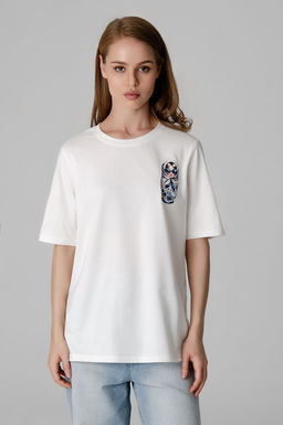 Арт. 31140 Футболка женская Россия 44-50 (4 шт) Цвет:молочный - Калинка фото 13