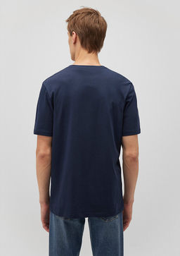 Superman Bask?l? Lacivert Tisort - Mavi фото 4