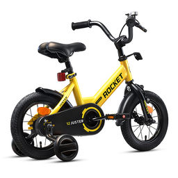 Велосипед 12" Rocket Juster, цвет желтый