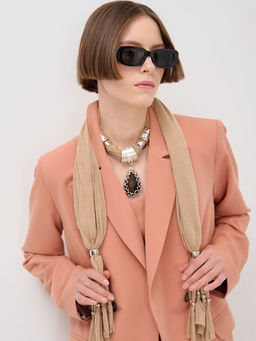 Шарф с кулоном SV-64-191