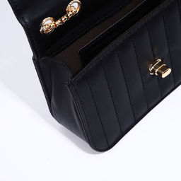 Сумка-мессенджер на клапане, цвет чёрный - Simaland фото 8