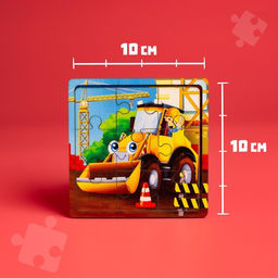 Пазл Трактор, 9 деталей - Лесная мастерская фото 4