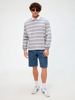 Сорочка-поло верхняя муж. Adam полоска