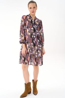 Платье Нежный акцент 2 (лиловый)