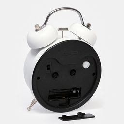 Будильник «Прованс», дискретный ход, d=9 см, с подсветкой, 17×11 см, от батарейки АА