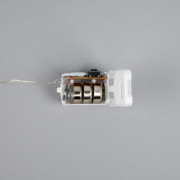 Цена за 2 шт. Гирлянда «Нить» 1 м роса. IP20, нить серебристая, 10 LED, 4.6 В, AG13×3 (в комплекте), 3 режима, свечение синее