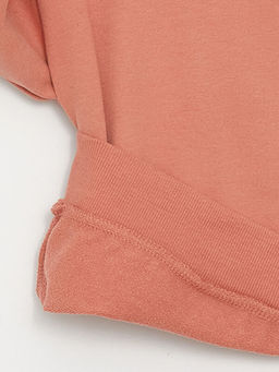Bisiklet Yaka Bask?l? Uzun Kollu K?z ?ocuk Sweatshirt - Waikiki фото 3
