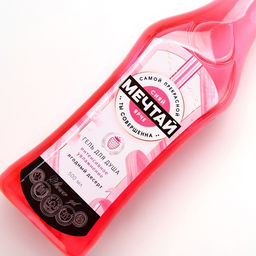 Гель для душа мартини Мечтай!, 500 мл, аромат ягодного десерта, Чистое счастье  фото 4