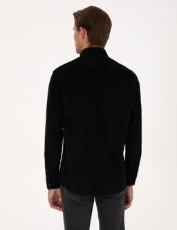 Siyah Regular Fit Uzun Kollu G_mlek - Pierre cardin фото 5