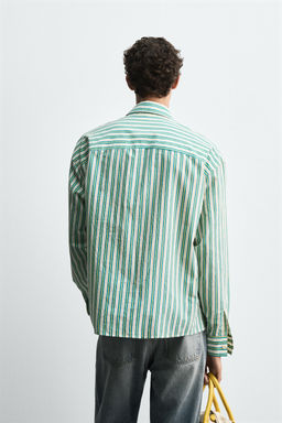 PLUTO PATCH STRIPED SHIRT HARRY LAMBERT FOR ZARA X DISNEY  фото 3