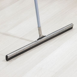 Водосгон для пола с металлическим черенком, основание нержавеющая сталь, 75 см