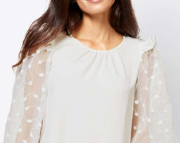 Блузка, экрю - Ashley brooke фото 6