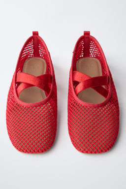 MESH BALLET FLATS - Zara фото 11