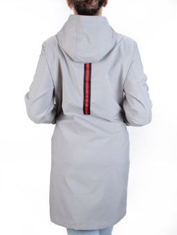 908 GRAY Ветровка женская NANOGUE (100% полиэстер) - Фабричный китай фото 5