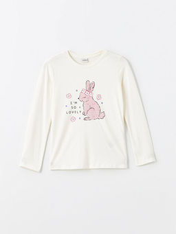 Bisiklet Yaka K?z ?ocuk Ti??rt