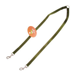 Сворка для двух собак, каждая 45 х 1,5 см, зелёная - Пижон фото 4