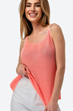 Женский вязаный топ на бретелях Happy Fox  фото 38