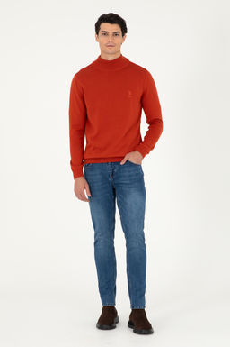 Мужские синие джинсовые брюки