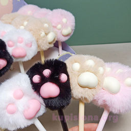 Ручка Cat plush claw