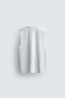 CAMISETA TANK LIGHTWEIGHT RELAXED FIT / Celeste claro - Zara фото 2