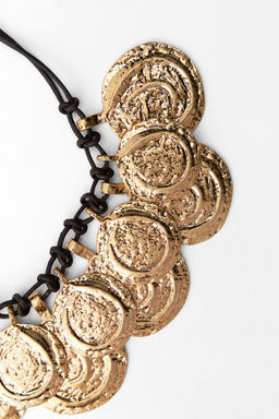 MEDALLION CORD NECKLACE - Zara фото 3