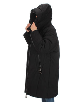 M-9097 BLACK Пальто зимнее женское CORUSKY (верблюжья шерсть)