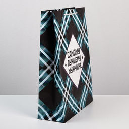 Цена за 2 шт. Пакет подарочный ламинированный, упаковка, Самому лучшему мужчине, L 28?38?9 см