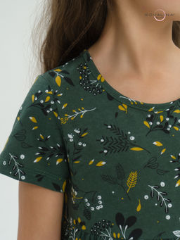 Платье Тия горчичные ветки - Sovalina фото 28