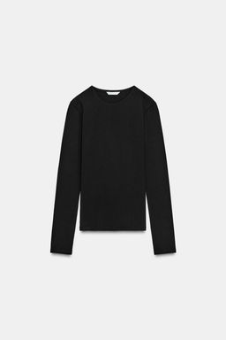 BASIC COTTON T-SHIRT - Zara фото 5
