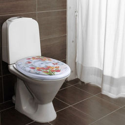 Сиденье для унитаза 36х42 "Тюльпаны"
