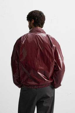 TECHNICAL JACKET WITH A SHINY FINISH - Zara фото 3