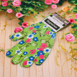 Цена за 12 шт. Перчатки нейлоновые "Лайт-Гламур" 8 р-р ДоброСад