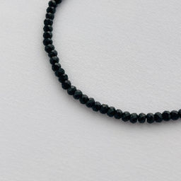 Браслет из Шпинели черной огранка