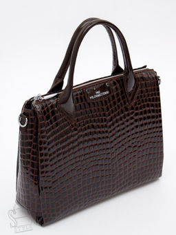 Сумка женская кожаная 1243-6Y coffee Polina&Eiterou