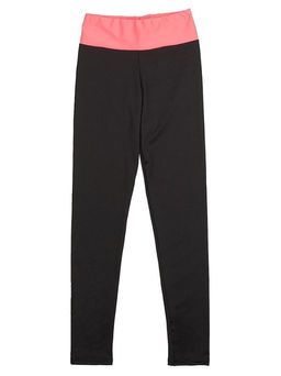 1709 Лосины из бифлекса с ярким поясом-кокеткой