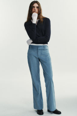 FLARE CORDUROY TROUSERS