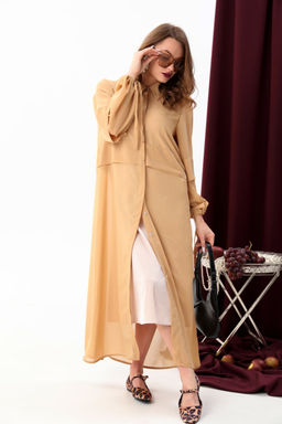 Платье NIKVA н943-2 песок  фото 5