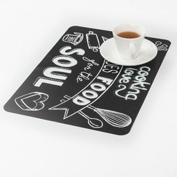 Цена за 12 шт. Салфетка сервировочная на стол Кулинария, 4227 см, цвет чёрный - Simaland фото 4