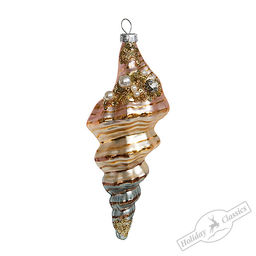 Ракушка Турителла Острова Океании (стекло) 6,5х6,5х15,5 см